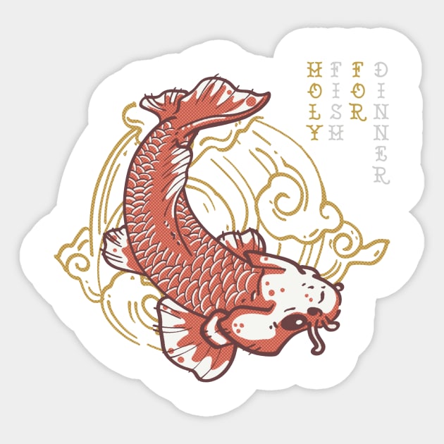 Holy Fish For Dinner Sticker by BREAKINGcode